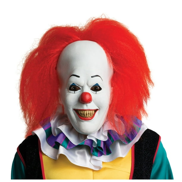It Pennywise Clown Deluxe Masque Halloween Stephen King LATEX Cosplay Costume